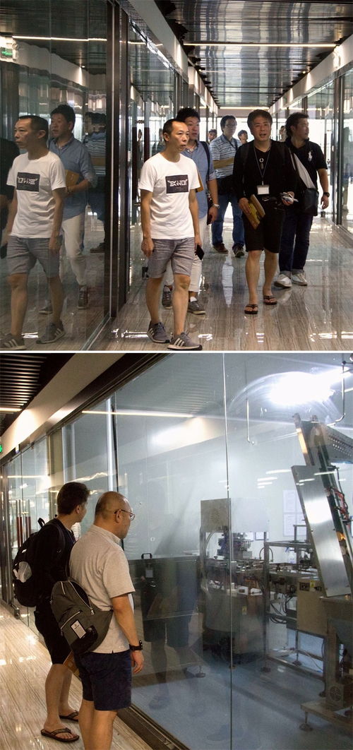 日本商務考察團到訪中櫻納米工廠進行參觀交流